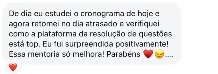 Depoimento de aluno 11