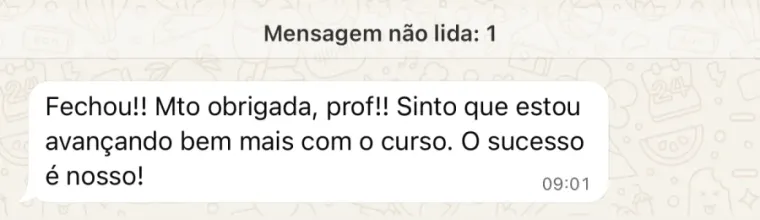 Depoimento de aluno 13
