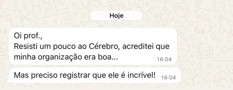 Depoimento de aluno 3
