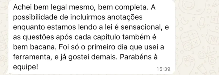 Depoimento de aluno 4